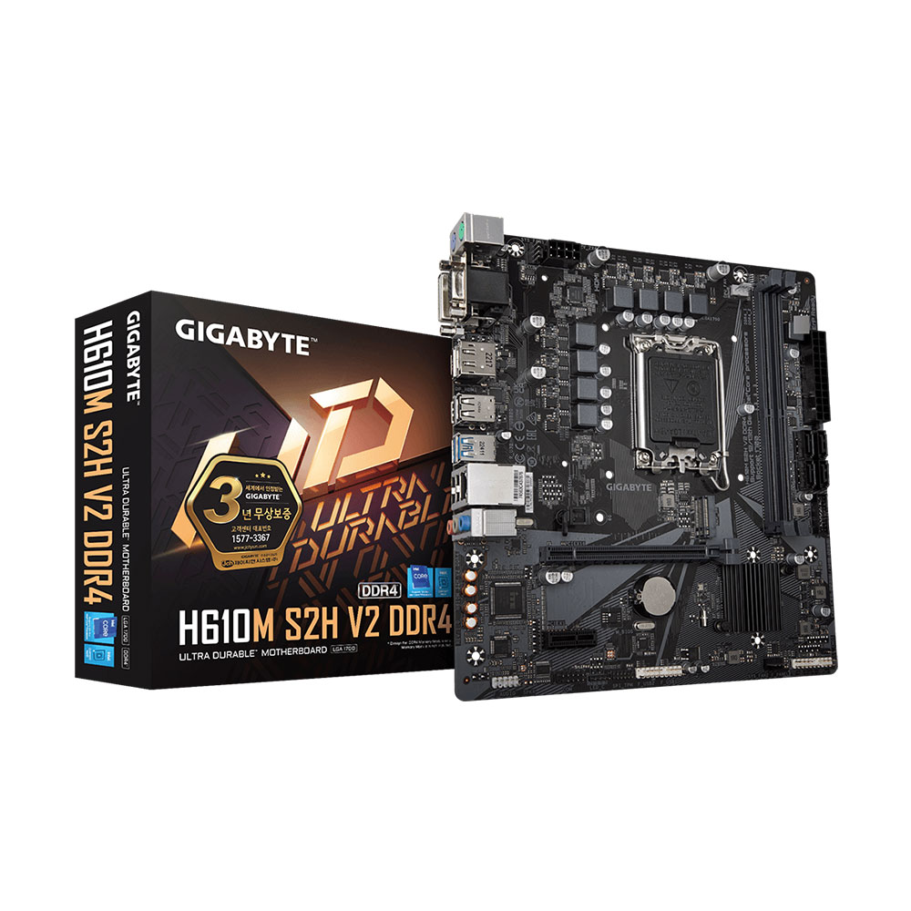 GIGABYTE  H610M S2H V2 D4 듀러블에디션 제이씨현
