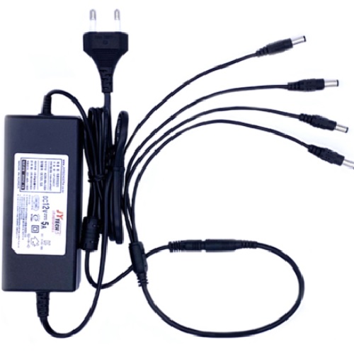 DC 12V 5A 어댑터 + 4채널 분배 케이블