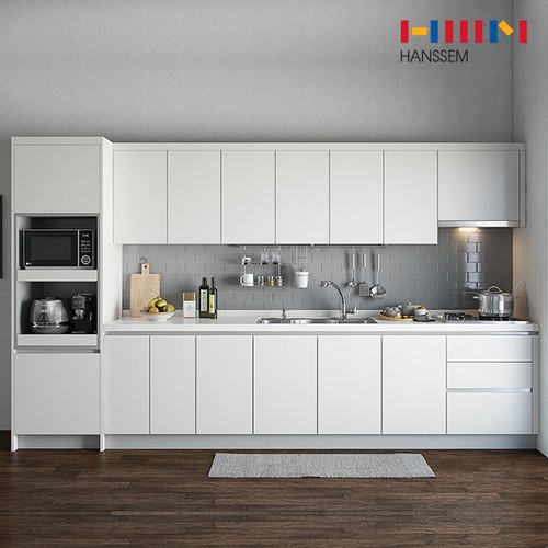 한샘  밀란200 모노캐시미어 ㄱ자 키큰장형