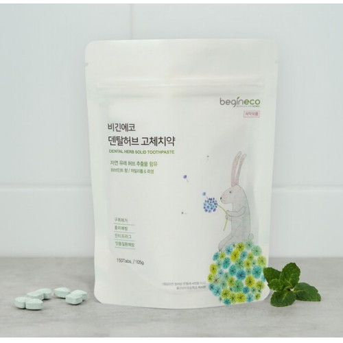 성원제약  비긴에코 덴탈허브 고체치약 150정