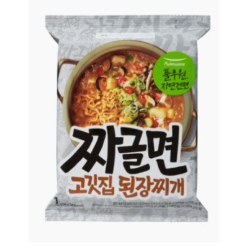 풀무원  짜글면 고깃집 된장찌개 116g