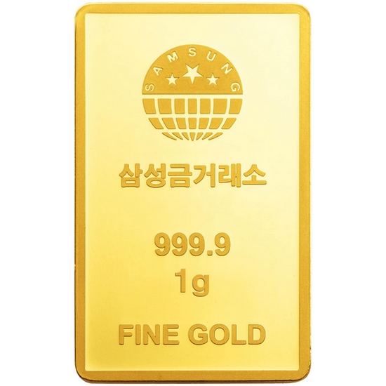 삼성금거래소  프레스 골드바 1g