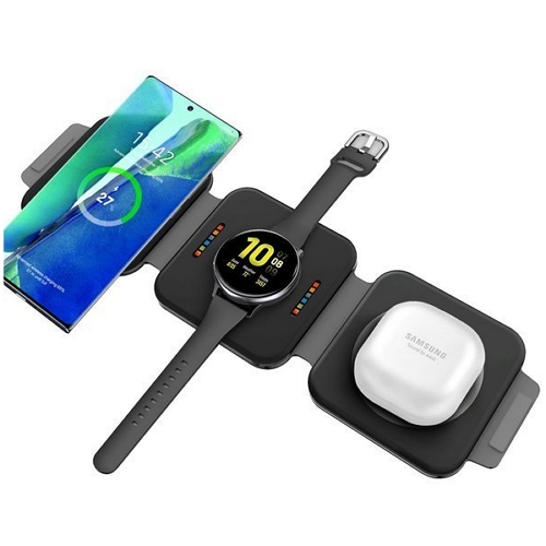 아임커머스 UM2 15W 3in1 올인원 폴딩 무선충전기 3in1Flip