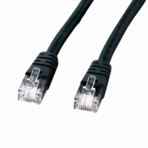 산와서플라이  SANWA CAT.6E UTP 다이렉트 케이블 블랙