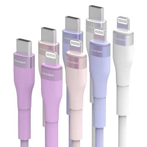 로랜텍  파스텔 C to 라이트닝 8핀 케이블