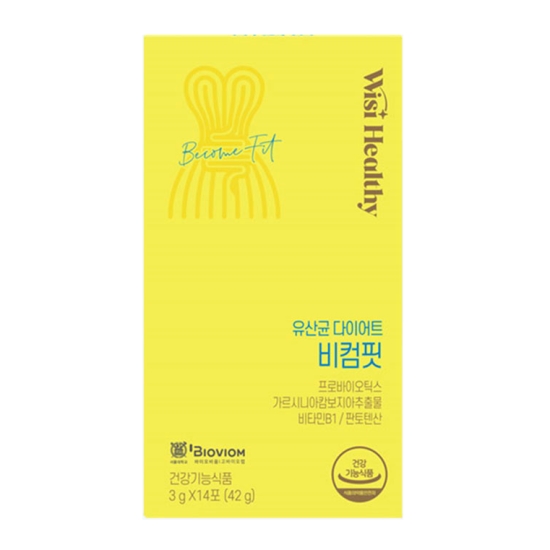 삼진제약 위시헬씨 유산균 다이어트 비컴핏 14포