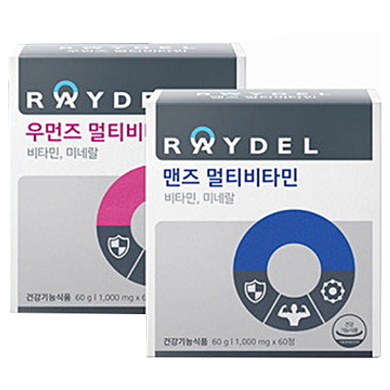 레이델 멀티비타민 60정 2종 (맨즈, 우먼즈)