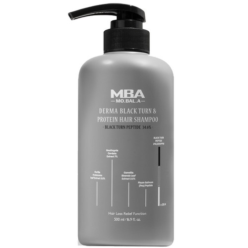 데이셀 모발아 블랙턴 앤 프로틴 샴푸 500ml