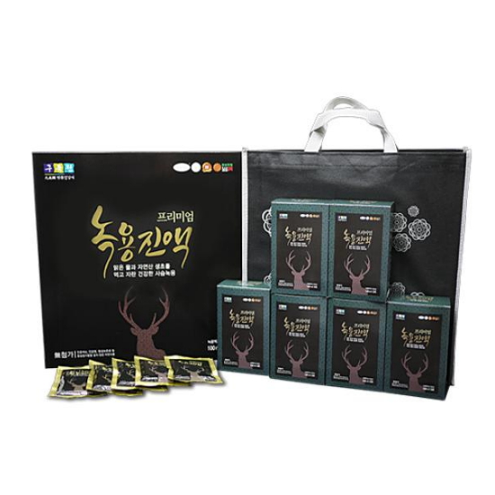 구록원 프리미엄 녹용진액 100ml 30포
