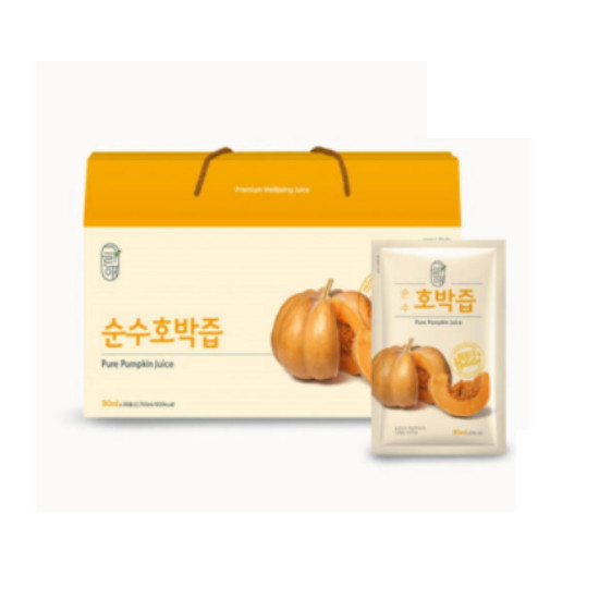 속리바이오텍 순수 호박즙 90ml 30포
