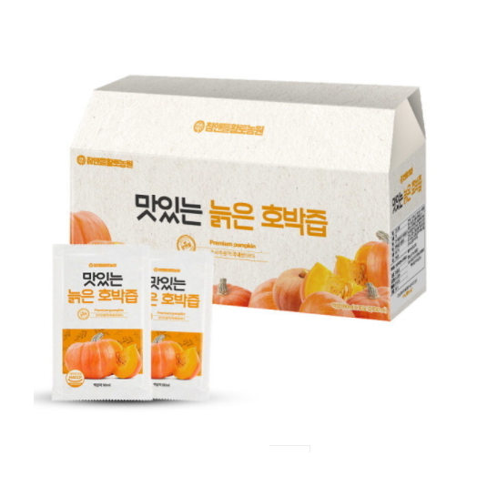 참앤들황토농원 맛있는 늙은 호박즙 90ml 30포