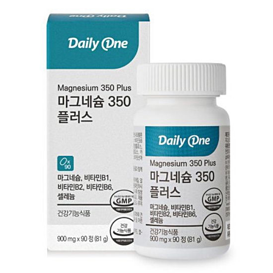 데일리원 마그네슘 350 플러스 90정