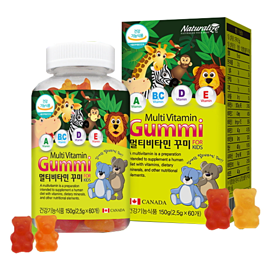 네추럴라이즈 멀티비타민 꾸미 60구미