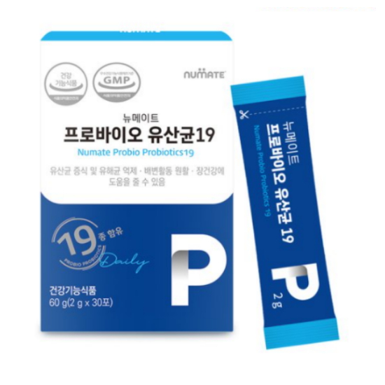 뉴메이트 프로바이오 유산균19 30포
