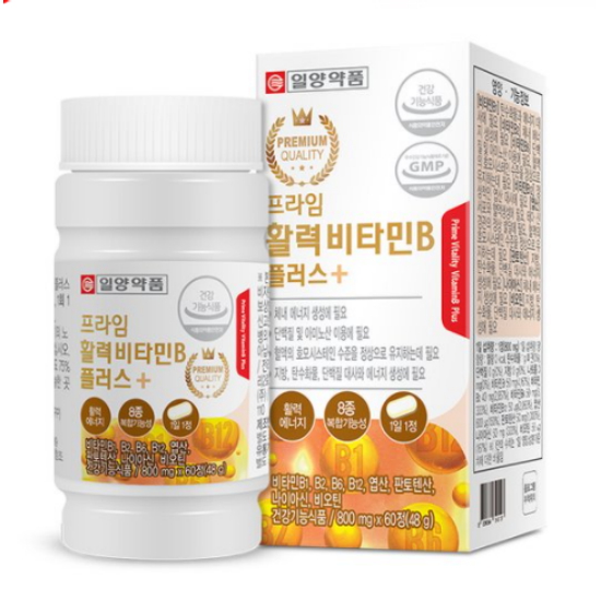 일양약품 프라임 활력비타민B 플러스 60정