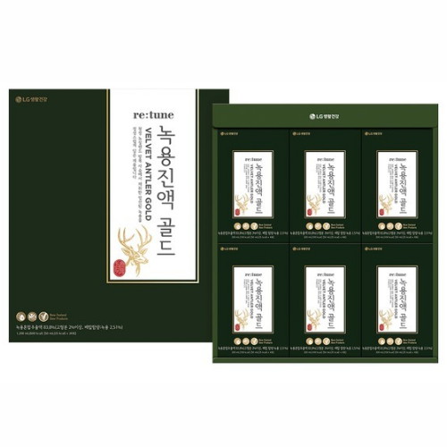 LG생활건강 녹용진액 골드 50ml 24포