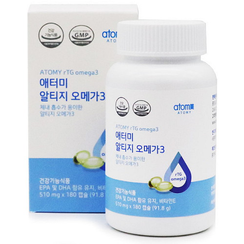 애터미 알티지 오메가3 180캡슐
