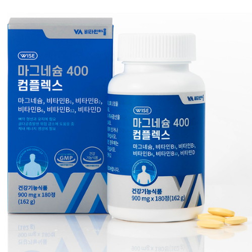 비타민마을 6중복합기능성 마그네슘 400 컴플렉스 180정