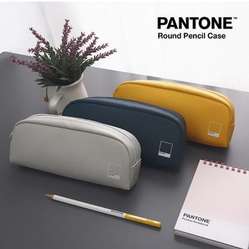 윈스타  팬톤 라운드 필통 파우치 펜슬케이스