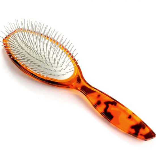 프린시아 호피 철 쿠션 헤어브러쉬 대