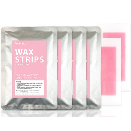 블렌드베리 왁스스트립 제모패치 100매