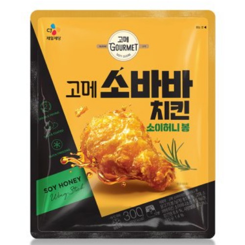 CJ제일제당 고메 소바바치킨 소이허니 봉 300g