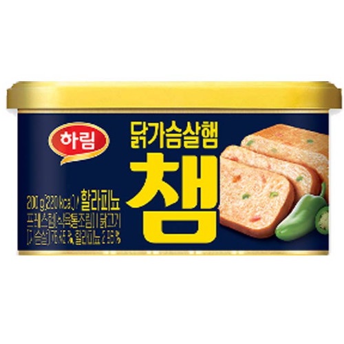 하림  닭가슴살햄 챔 할라피뇨 200g