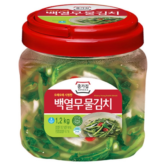 대상 종가 백열무물김치 1.2kg
