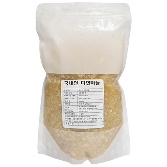 지구마을 국내산 다진마늘 1kg