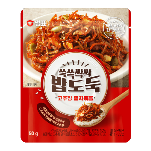 샘표식품  쓱쓱싹싹 밥도둑 고추장 멸치볶음 50g