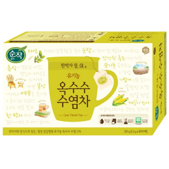 샘표식품  유기농 옥수수수염차 40T