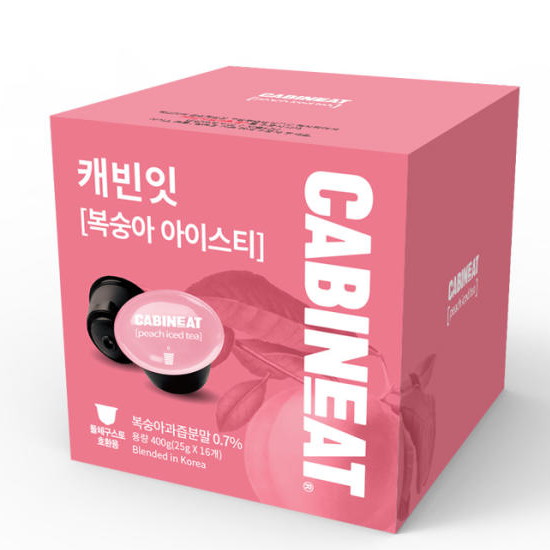 캐빈잇  복숭아 아이스티 16개입