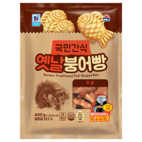 사조대림 대림선 국민간식 옛날 붕어빵 단팥 400g 8개 에누리 가격비교 0243