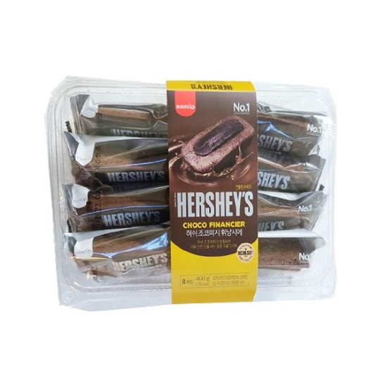 SPC삼립  허쉬 초코퍼지 휘낭시에 8개입 400g