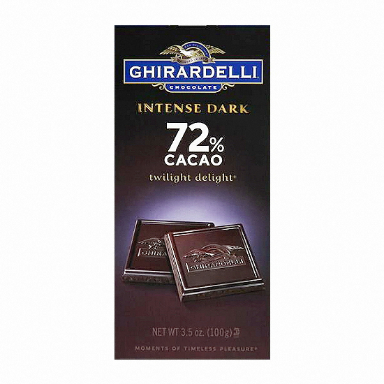 기라델리  인텐스 다크 72% 카카오 100g (해외)