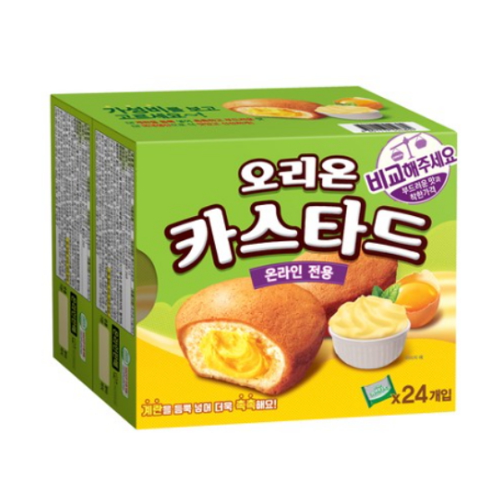 오리온  카스타드 12개입 288g