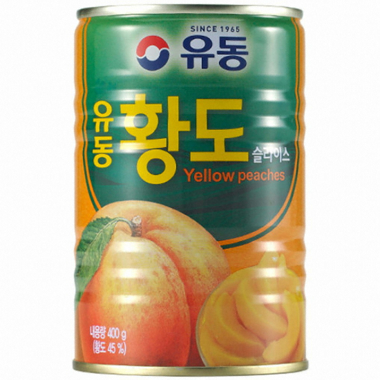 유성물산교역  황도 슬라이스 400g
