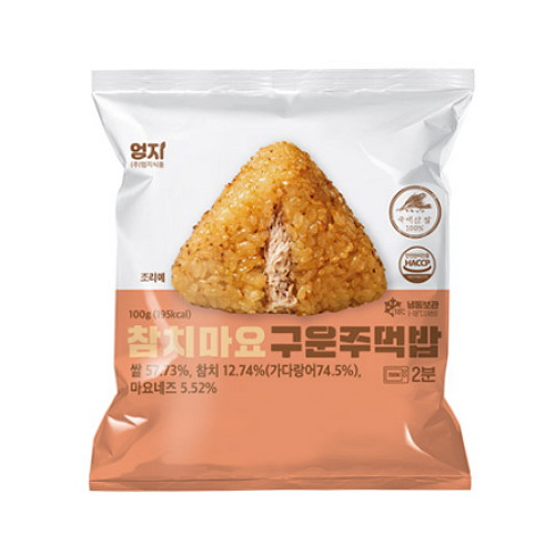 엄지식품  참치마요 구운 주먹밥 100g