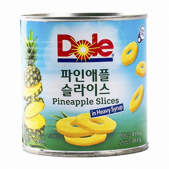 돌(Dole) Dole 파인애플 슬라이스 439g