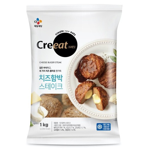 CJ제일제당 크레잇 치즈 함박스테이크 1Kg