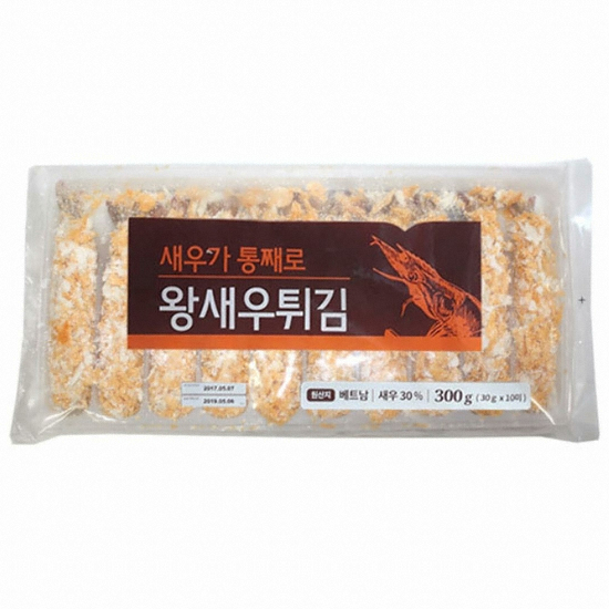 대상 베스트코 새우가 통째로 왕새우튀김 10개입 300g