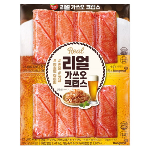 동원F&B  리얼 가쓰오 크랩스 144g