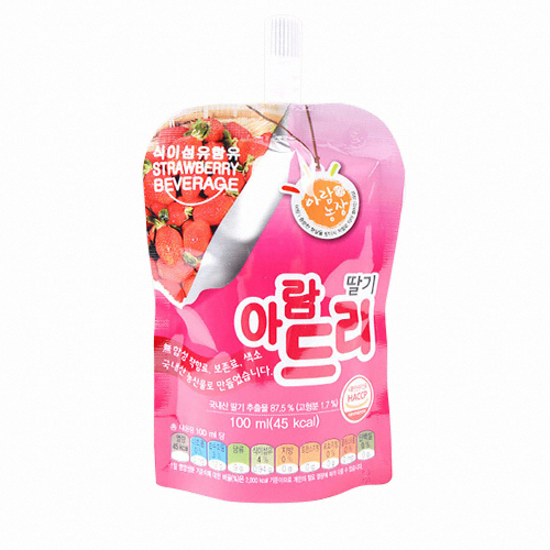아람농장 아람드리 딸기주스 138ml