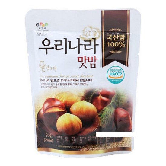 굿뜨래  밤뜨래 우리나라 맛밤 50g