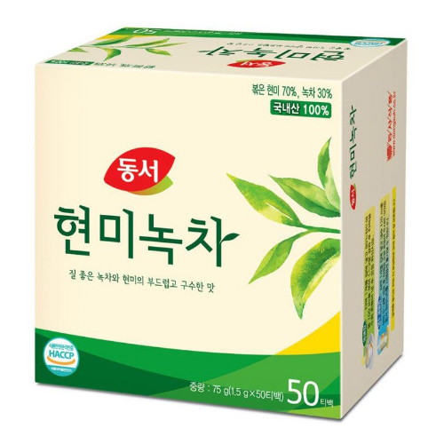동서식품  동서 현미녹차 50T