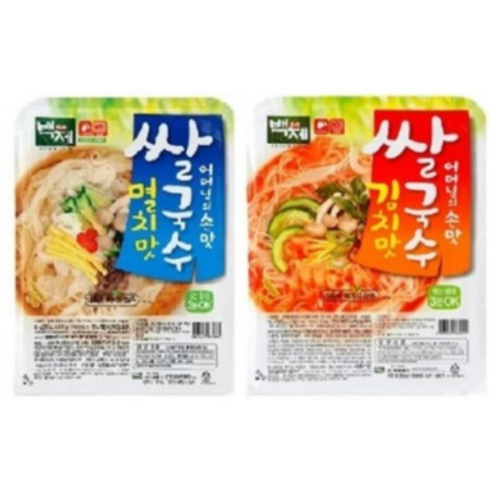 백제  쌀국수멸치맛10개 + 김치맛쌀국수10개