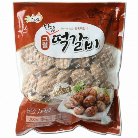 굿프랜즈  그릴 한입 떡갈비 1kg