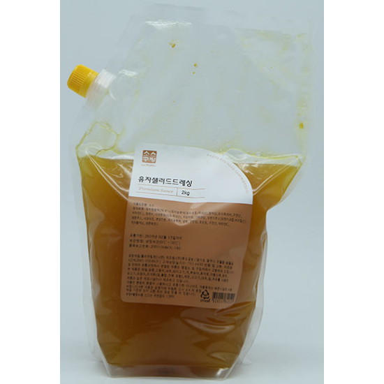 푸드공방 유자 드레싱 2kg [1개] - 에누리 가격비교