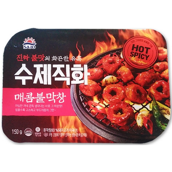 사조대림  수제직화 매콤불막창 150g