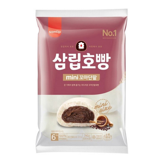 SPC삼립  삼립호빵 미니 꼬마단팥 6개입 240g